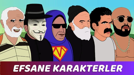 troll fighter apk karakterleri kimler